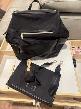 BEIS Black Diaper Backpack